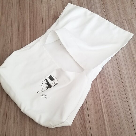 Chanel Karl Lagerfeld Sketch Classic Flap Micro Fiber Dust Bag 13.5"x9.5"x3.75" - Picture 8 of 16